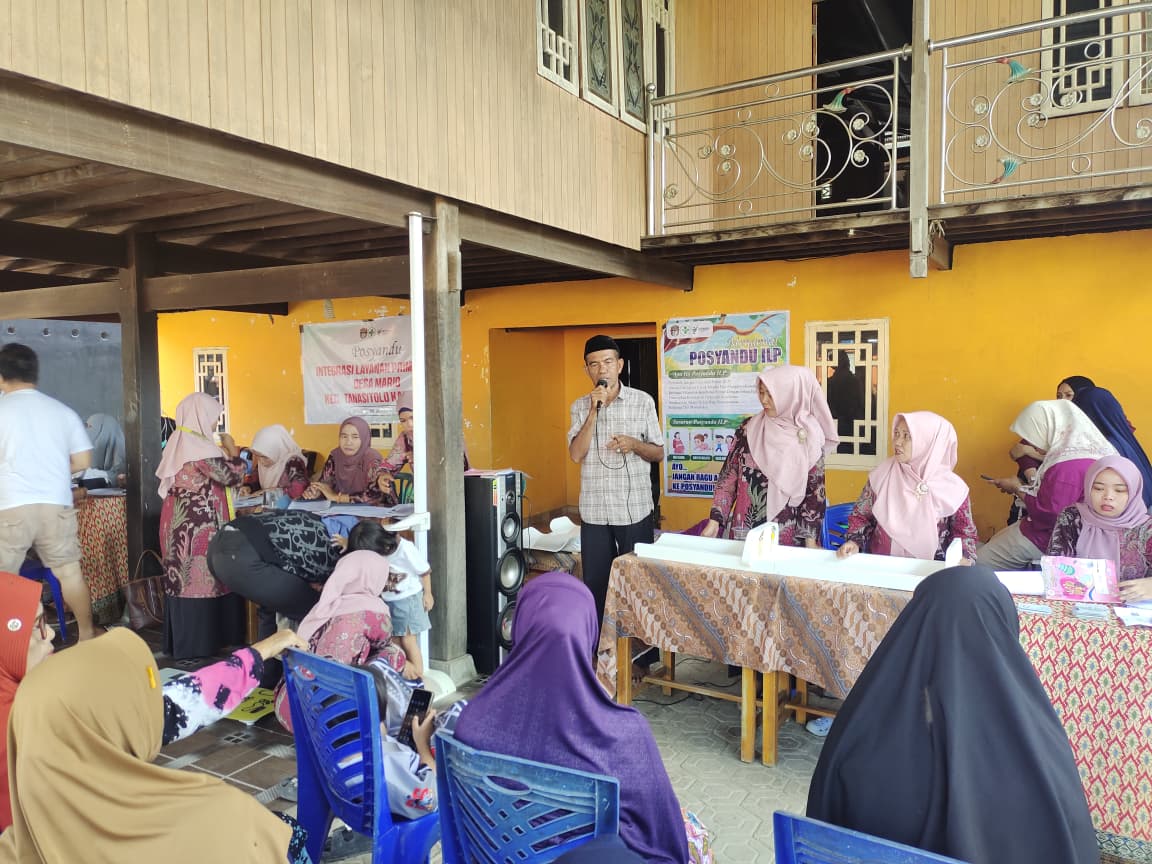 Pemerintah Desa Mario Laksanakan Posyandu Integrasi Layanan Primer
