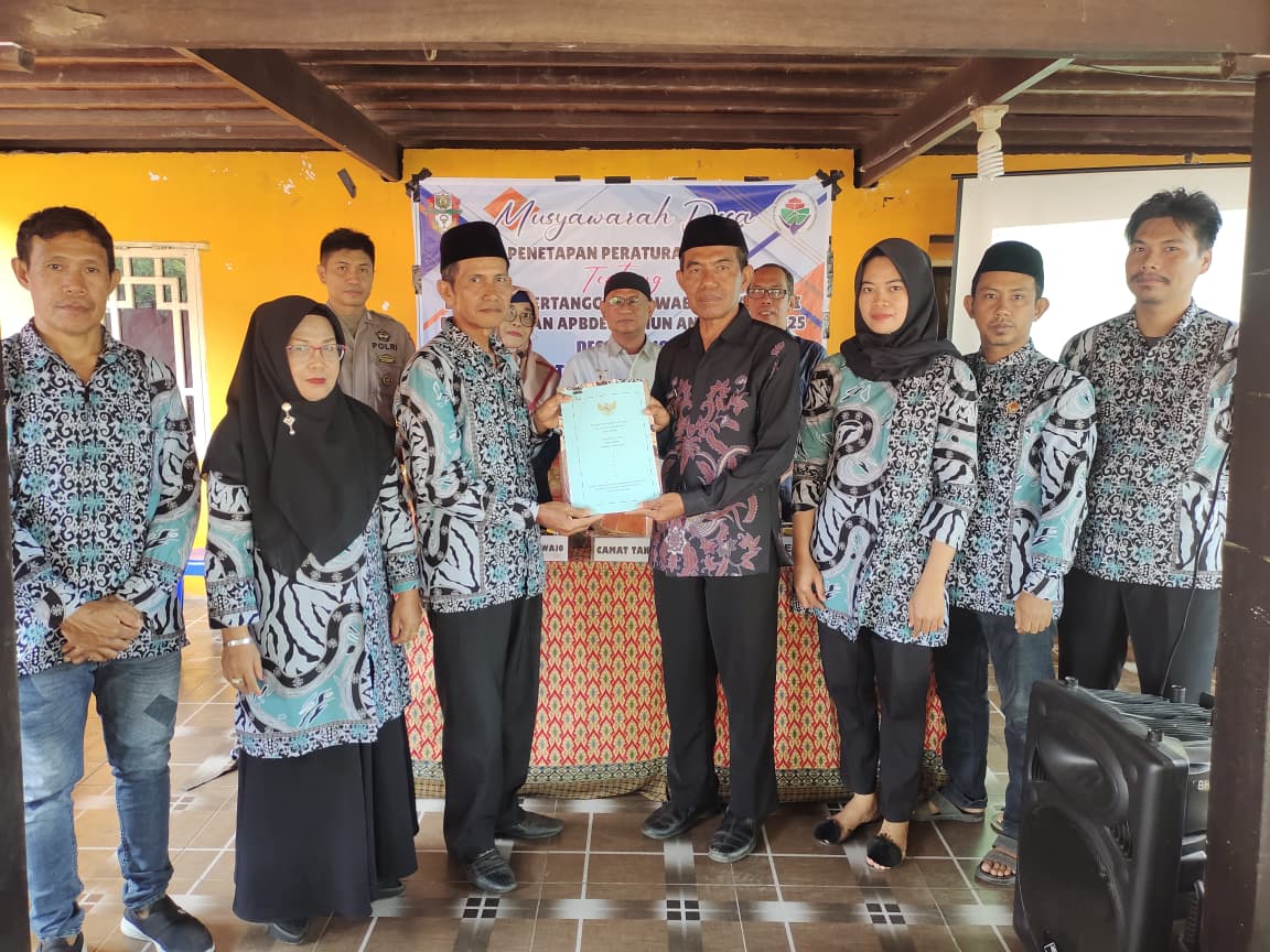 Penetapan Peraturan Desa tentang Laporan Pertanggungjawaban Realisasi Pelaksanaan APDes 